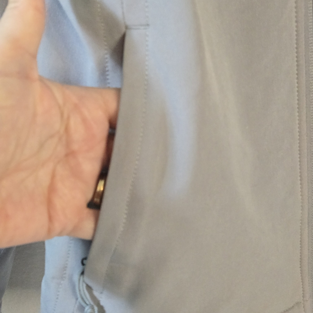The North Face WINDWALL Full Zip Gray Jacket Lined‎ Sz Small Excellent Condition - Picture 5 of 13
